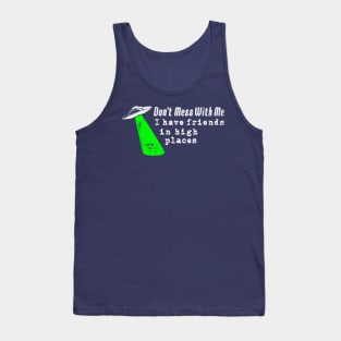 UFO Alien Abduction Tank Top